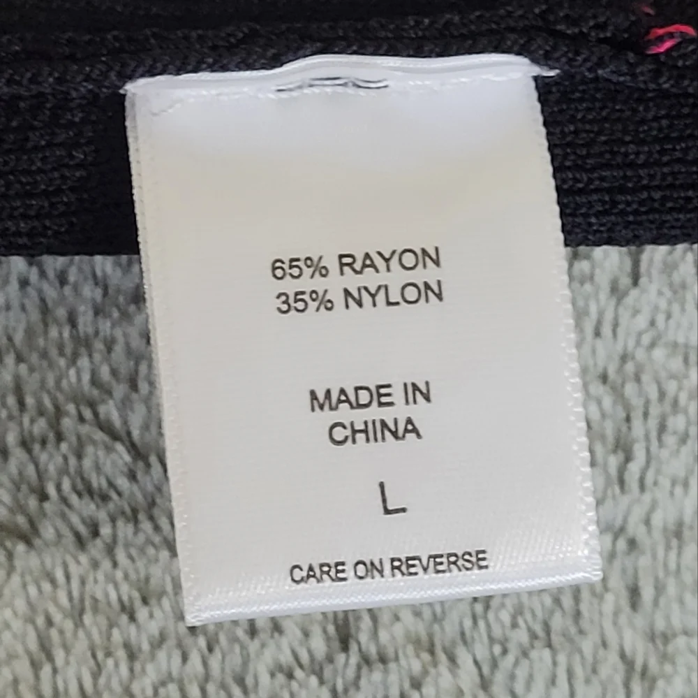 New York and Company Woman's Cap Sweater Dress Pink, Black, Blue Size Large - Picture 11 of 13